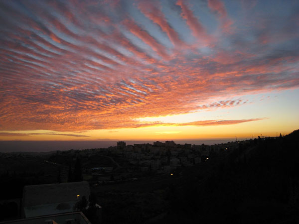 israel sunrise